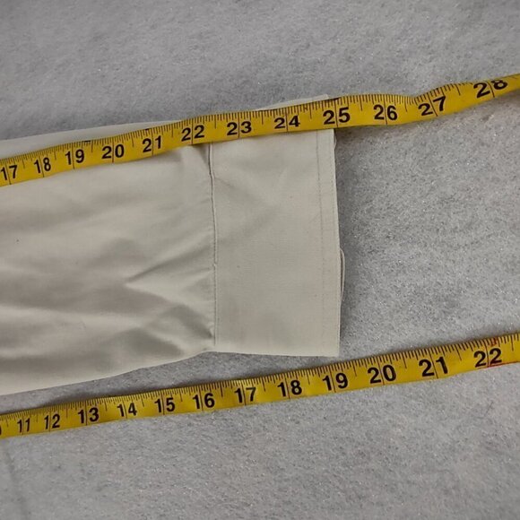 Keeler Bay Mens 100% Cotton Long Sleeve Button Down Beige Shirt Size Medium - Picture 10 of 11